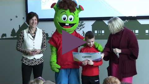 De Kick-off van Sjors Sportief Creatief bij de Basisschool De Appelgaard.